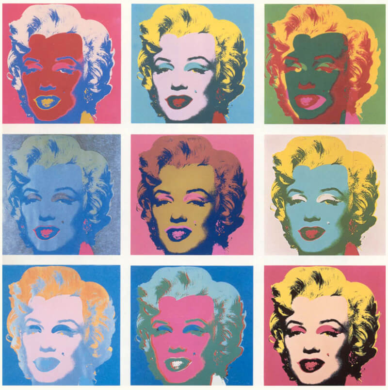 Warhol ritratto di Marilyn Monroe