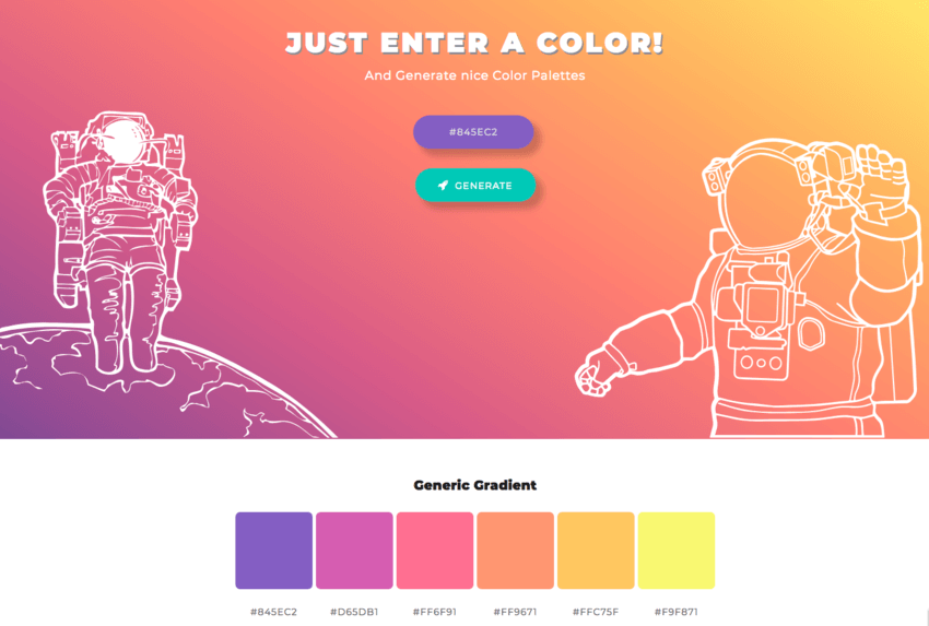 Palette colori per grafici: ColorSpace
