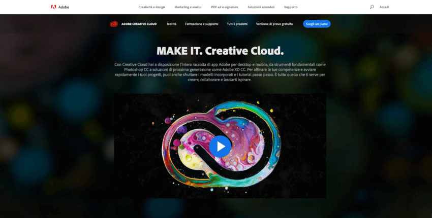 I migliori programmi di grafica: Adobe Creative